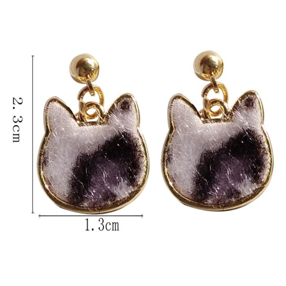 ❤️🔥𝕤𝕒𝕝𝕖❤️🔥 🐱 furry cat earrings - Picture 8 of 8